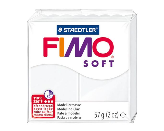 FIMO SOFT 57g WHITE 8020-0