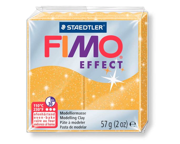 FIMO EFFECT 57g GLITTER GOLD 8020-112