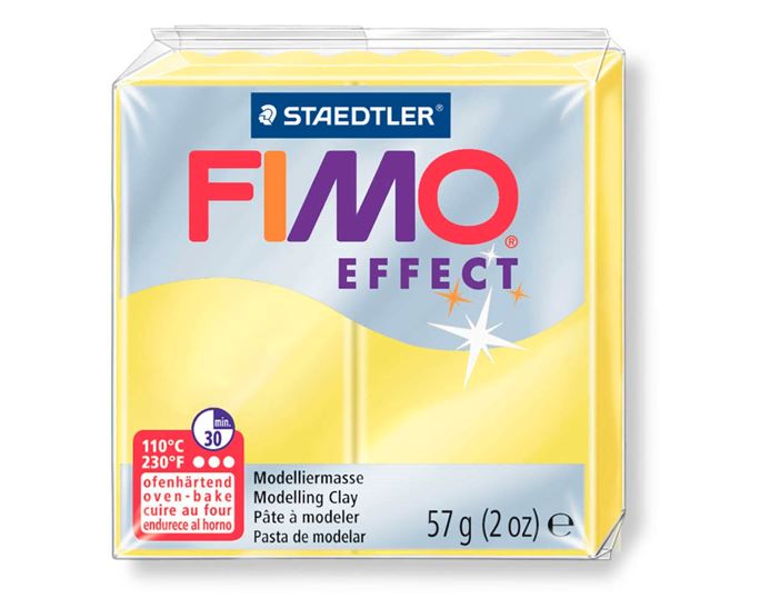 FIMO EFFECT 57g ΥELLOW TRANSLUCEΝΤ (ΔΙΑΦΑΝΟ) 8020-104