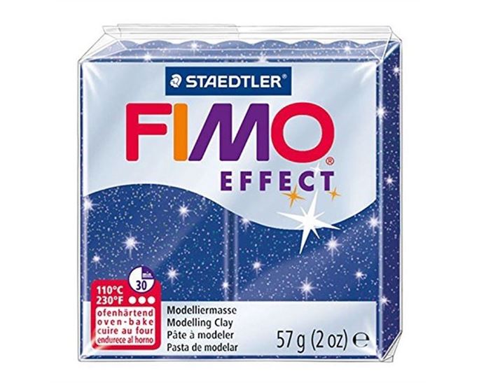 FIMO EFFECT 57g GLITTER BLUE 8020-302