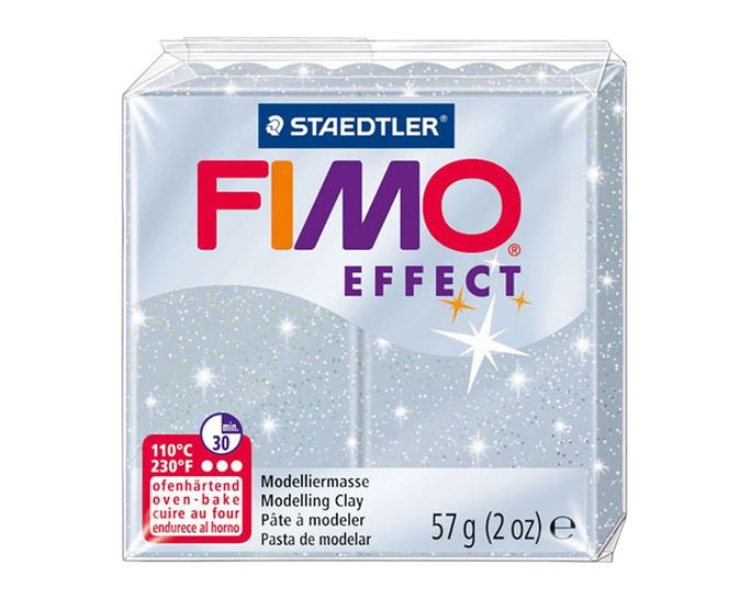 FIMO EFFECT 57g GLITTER SILVER 8020-812