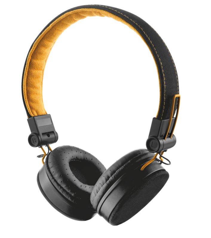home consumer Render ΑΚΟΥΣΤΙΚΑ TRUST FYBER HEADPHONE BLACK/ORANGE < Headphones - Ακουστικά | Max  Stores