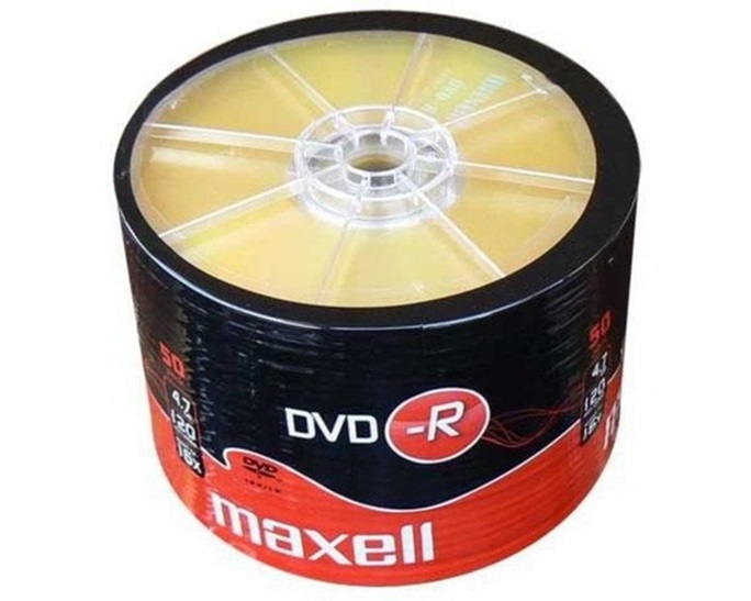 DVD-R MAXELL  CB 50 SHRINK + ΦΑΚΕΛΑ 60 PACK  ΔΩΡΟ