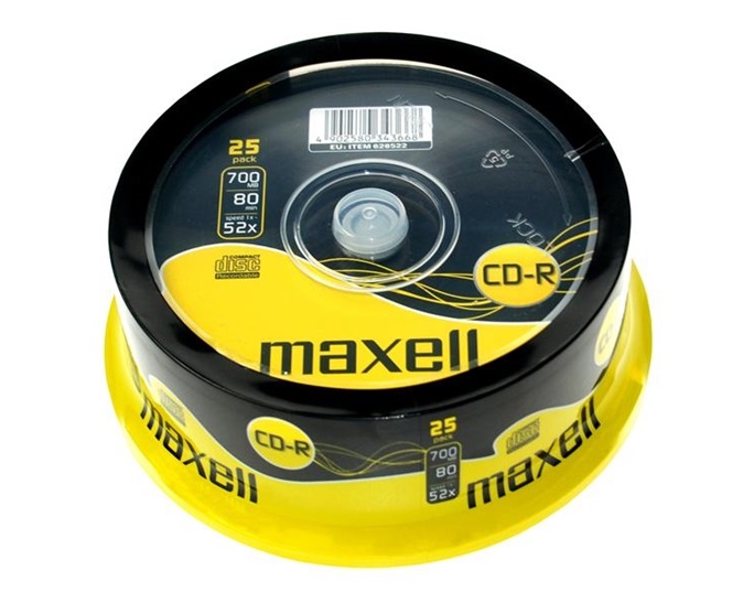 CD-R 80 52Χ ΚΟΡΙΝΑ 25 MAXELL