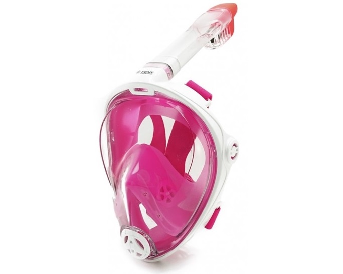 ESCAPE ΜΑΣΚΑ FULL FACE WITH SNORKEL ΕΦΗΒΩΝ-ΕΝΗΛΙΚΩΝ L-XL PINK