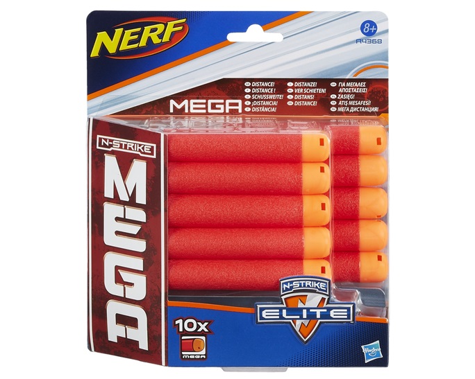 NERF N-STRIKE ELITE MEGA 10 DART REFILL Α4368