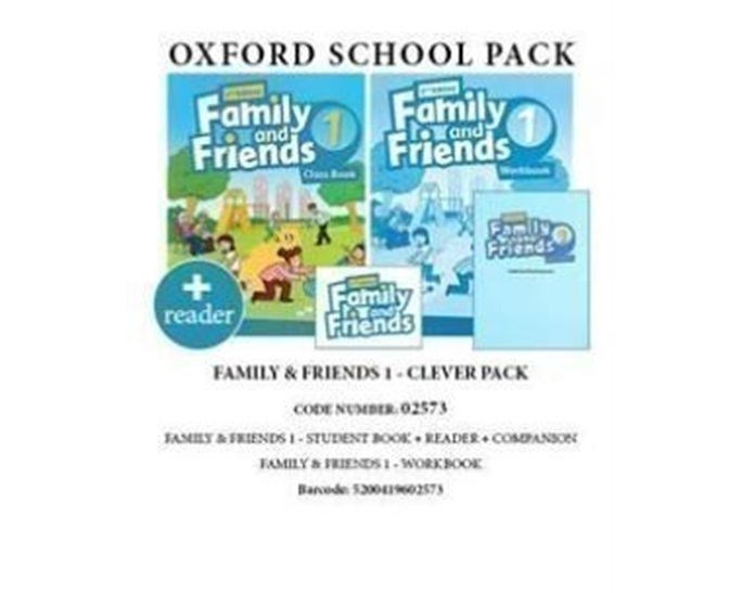 FAMILY AND FRIENDS 1 CLEVER PACK (SB + WB + COMPANION + READER) - 02573 2ND ED