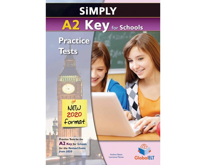SIMPLY A2 KEY FOR SCHOOLS PRACTICE TESTS CD CLASS (3) NEW 2020 FORMAT
