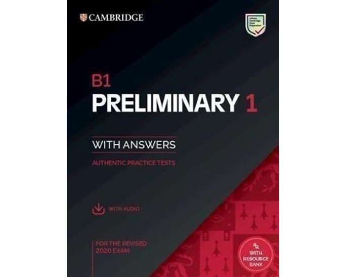 CAMBRIDGE PRELIMINARY ENGLISH TEST 1 SELF STUDY PACK (+ DOWNLOADABLE AUDIO) (FOR REVISED EXAMS FROM 2020)