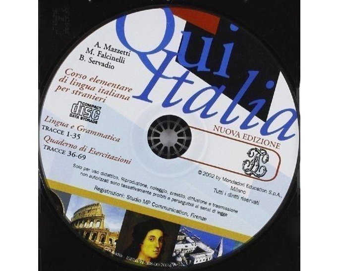 QUI ITALIA - 1 LINGUA E GRAMMATICA CD