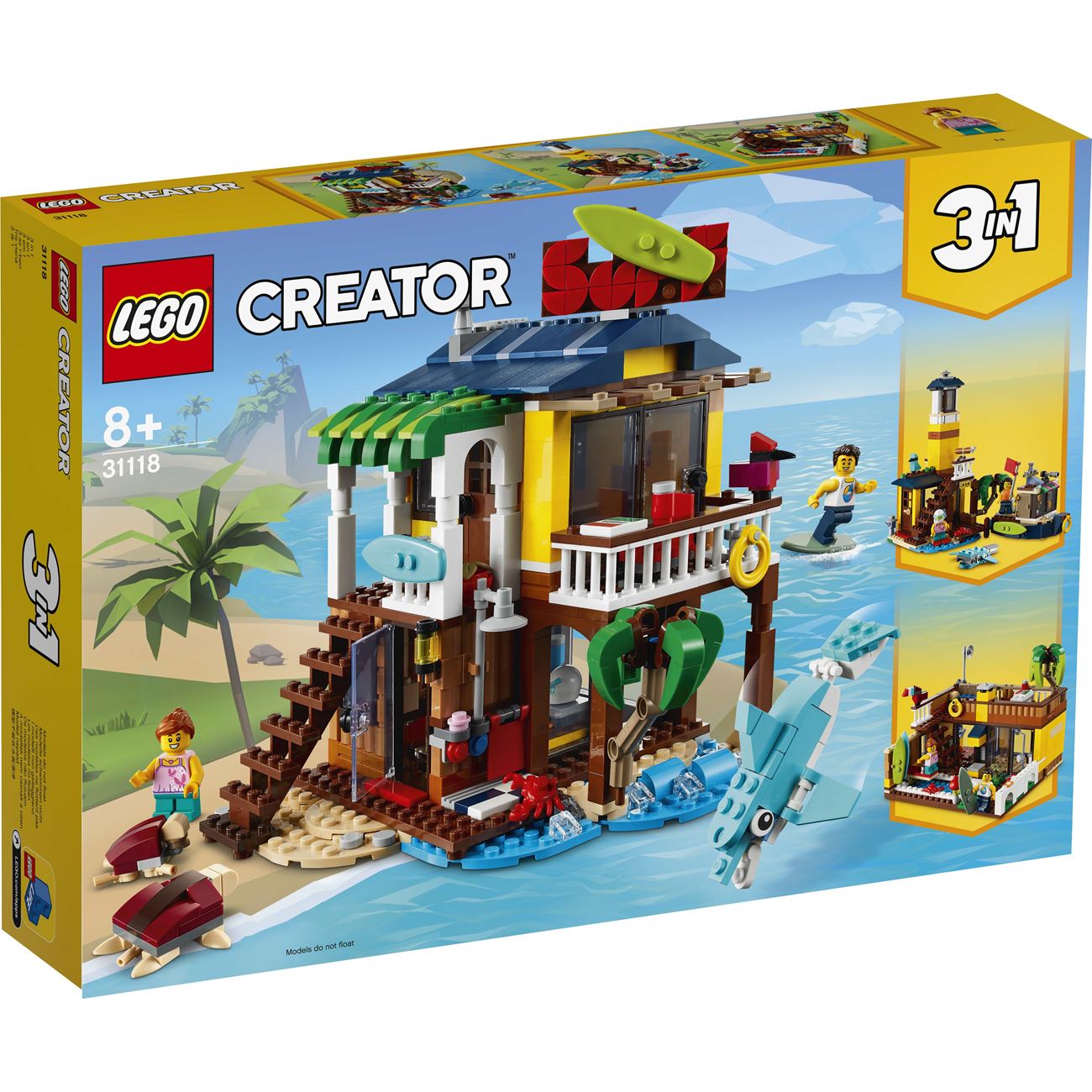 LEGO SURFER BEACH HOUSE 31118 < LEGO Creator | Max Stores