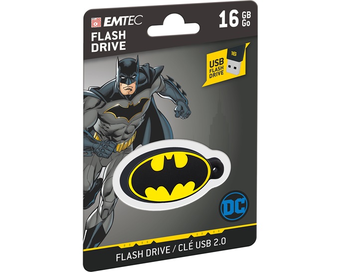 USB FLASH EMTEC 2.0 COLLECTOR DC BATMAN 16GB - ECMMD16GDCC02