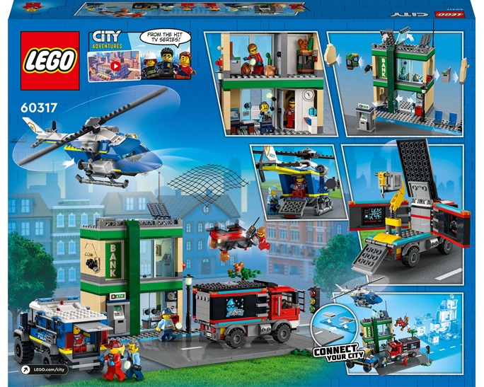 LEGO POLICE CHASE AT THE BANK 60317