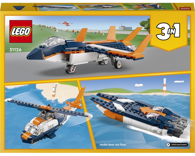 LEGO SUPERSONIC-JET 31126