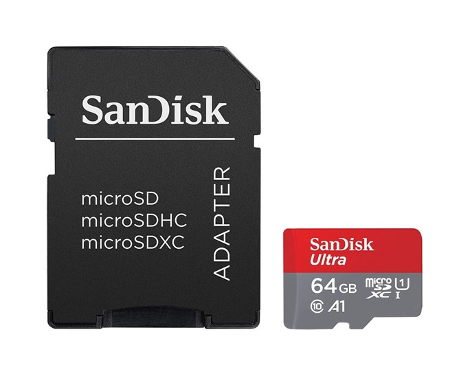 SANDISK ULTRA ANDROID MICRO SDXC 64GB + ADAPTER