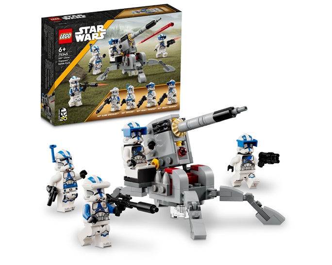 LEGO 501ST CLONE TROOPERS BATTLE PACK 75345