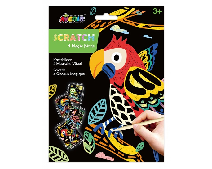 SCRATCH BOOK MAGIC BIRDS
