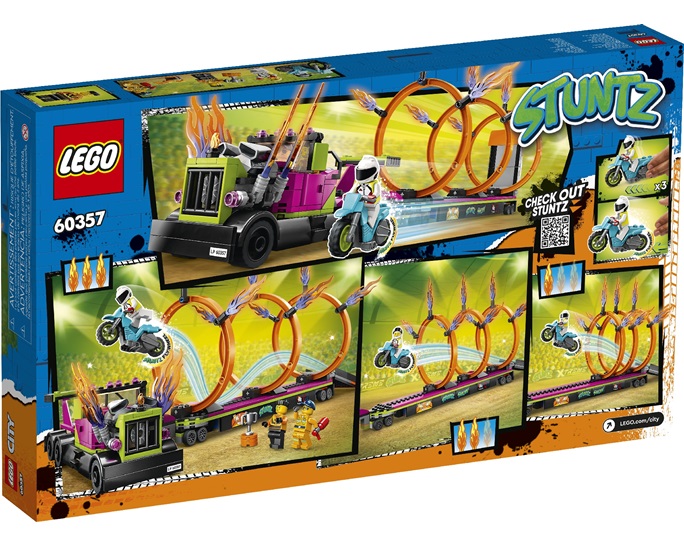 LEGO STUNT TRUCK & RING OF FIRE CHALLENGE 60357
