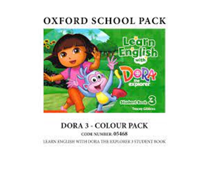 LEARN ENGLISH WITH DORA 3 COLOUR PACK - 05468