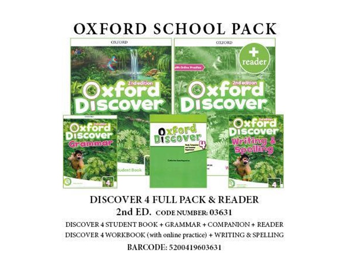 OXFORD DISCOVER 4 FULL PACK & READER - 03631 2ND ED