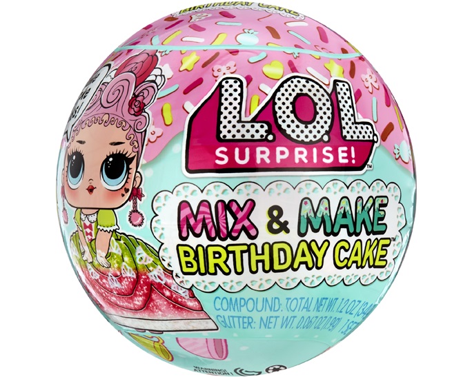 L.O.L. SURPRISE MIX & MAKE BIRTHDAY CAKE ΚΟΥΚΛΑ ΔΙΑΦΟΡΑ ΣΧΕΔΙΑ 593140EUC